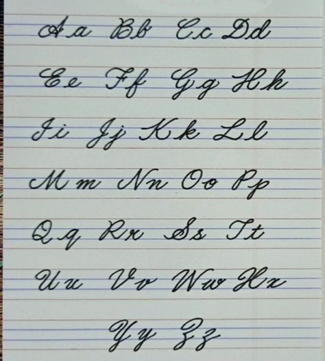 Handwriting Styles Letters, How To Write In Cursive, English Cursive Writing, French Cursive, Calligraphy Business, Cursive Writing Practice Sheets, Cute Handwriting, Cursive Handwriting Practice, Handwriting Examples