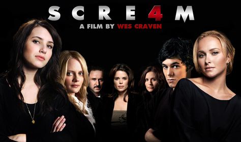 Scream 4 Poster #scream #film #geek Scream Film, Classic Monster Movies, What's Your Favorite Scary Movie, Scream Movies, Scream 4, Scream 2, Scream 1996, Scream Franchise, Billy Loomis