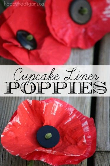 Painted Cupcake Liner Poppy Craft for Remembrance Day Remembrance Day Crafts, Poppy Craft For Kids, Poppy Crafts, Pyp Classroom, Remembrance Day Activities, Remembrance Day Art, Thanksgiving Crafts For Toddlers, Poppy Craft, Thanksgiving Crafts Preschool