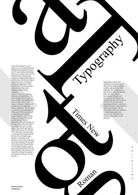 Poster Design - Typography || Posted on Behance || © All Rights Reserved Typo Layout Design, Font Poster Design Typography, Typeface Poster Design, Type Poster Design, T Typography, Typography Book Design, Typography Composition, Magazine Typography, Typeface Poster