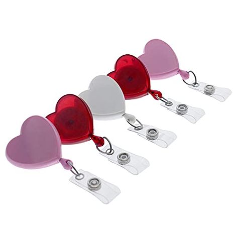 Funny Candy, Diy Bling, Lab Values, Nurse Badge Holders, Teachers Diy, Retractable Badge Holder, Id Badge Reels, Cute Heart, Baby Themes