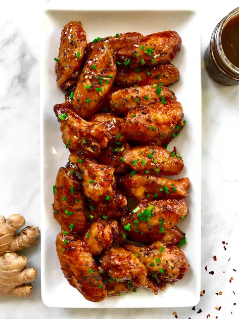 Crispy Oven-Baked Teriyaki Wings – What's Cooking with Kelli Teriyaki Wings Baked, Oven Baked Teriyaki Chicken Wings, Teriyaki Wings Recipe, Baked Teriyaki Chicken Wings, Wings Recipe Oven, Teriyaki Chicken Wings Recipe, Oven Roasted Chicken Wings, Oven Chicken Wings, Wings Recipe Baked