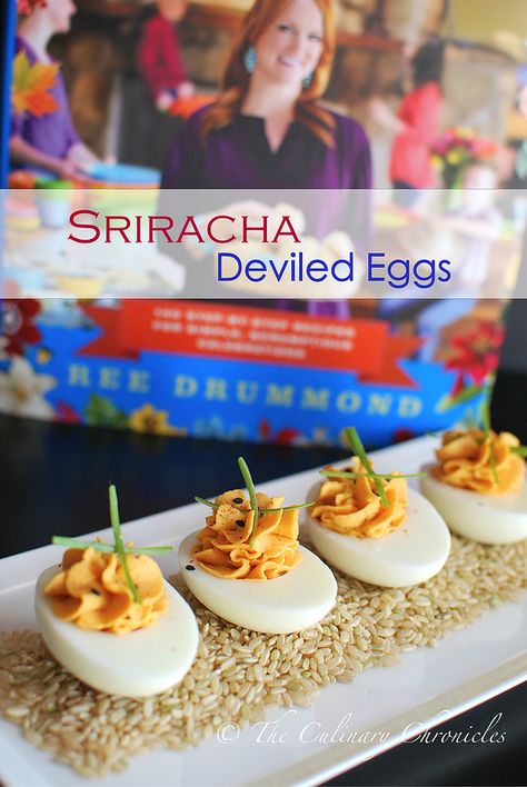 Sriracha Deviled Eggs Sriracha Recipes, Thanksgiving Deviled Eggs, Sriracha Deviled Eggs, Easter Deviled Eggs, Devilled Eggs Recipe Best, Best Deviled Eggs, Deviled Eggs Classic, Deviled Eggs Recipe, The Pioneer Woman