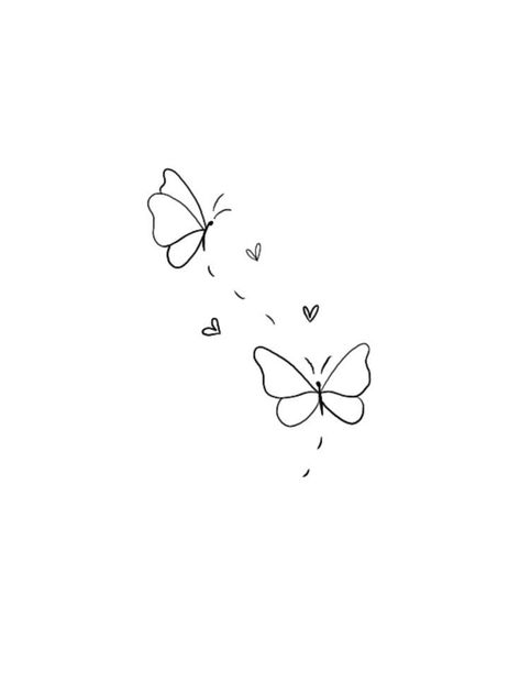 Cute Line Work Tattoos, Butterfly Sun Tattoo, Enjoy The Butterflies Tattoo, Butterfly Fine Line, Three Butterflies Tattoo, Lineart Aesthetic, Line Butterfly Tattoo, Fine Line Butterfly, Butterfly Embroidery Designs