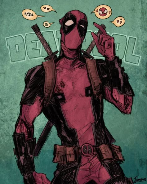 Marvel Digital Art, Digital Art Comic, Deadpool X Spiderman, Whatsapp Logo, Spiderman Deadpool, Deadpool Spiderman, Deadpool Art, Deadpool Marvel, Deadpool Comic