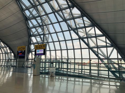 Air Port, Suvarnabhumi Airport, Thai Airways, Airport Aesthetic, Aesthetic Objects, Bangkok Travel, International Airport, Road Trips, Bangkok