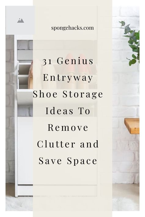 Anyone who’s ever lived in a small apartment or home knows that storage space is always at a premium. Ya’ don’t got any, really! And when it comes to shoes, that can be especially true. After all, you can only fit so many pairs of shoes in your closet! That’s why you have to take […] Shoe Storage Wall Ideas, Hidden Shoe Rack Entryway, Shoe Storage Entryway Closet, Where To Put Shoes At Front Door, Hiding Shoes In Entryway, Shoe Storage Between Studs, Closed Shoe Storage Ideas, Built In Shoe Rack Entryway, How To Hide Shoes In Entryway