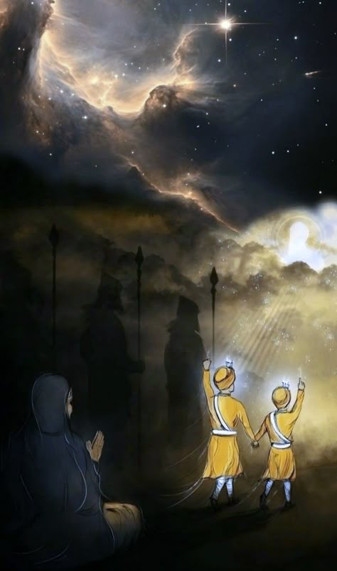 Shahidi Diwas, Mata Gujri Ji, Char Sahibzade Pics, Sikhism Beliefs, Gurdwara Sahib, Dark Knight Wallpaper, Gold Digital Art, Golden Temple Wallpaper, Guru Nanak Photo