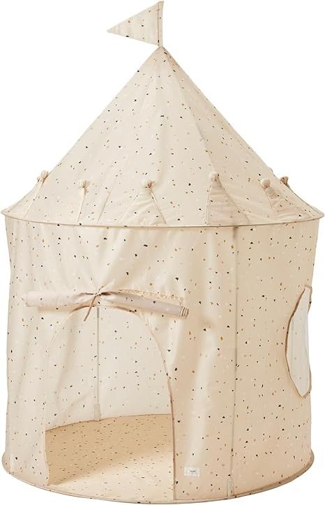 Amazon.com: 3 Sprouts Kids Play Tent Playhouse Castle with Recycled Fabric for Indoor and Outdoor Games in Terrazzo Beige : Toys & Games Indoor Games For Toddlers, 3 Sprouts, Imaginary World, Play With Friends, Kids Play Tent, Baby Bunting, Kids Tents, Backyard Play, Kids Playhouse