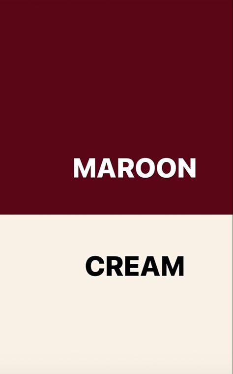 Maroon And Cream Aesthetic, Vogue Color Palette, Maroon Color Palette Colour Schemes, Maroon Colour Palette, Maroon Color Combinations, Maroon Palette, Etsy Posters, Maroon Color Palette, Color Knowledge