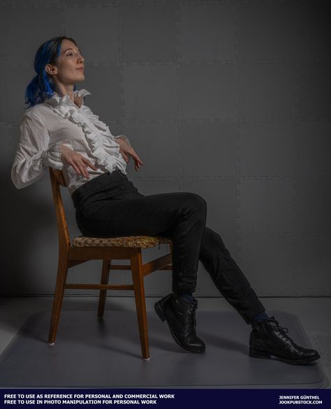 Regal Reference Poses, Polite Poses Reference, Stock Photo Pose Reference, Leaning In Chair Pose, Leaning In Chair Pose Reference, Sitting With Feet On Table Reference, Prince Reference Pose, Live Poses Reference, Interrogation Pose Reference