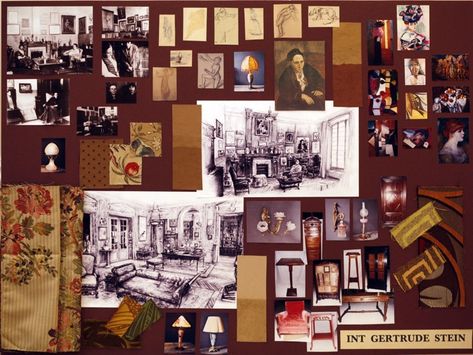 The production design of “Midnight In Paris” – conversation with Anne Seibel · Pushing Pixels Woody Allen Movies, Gertrude Stein, Midnight In Paris, Mood Board Template, Moodboard Inspo, Film Design, Woody Allen, Paris Art, Art Department