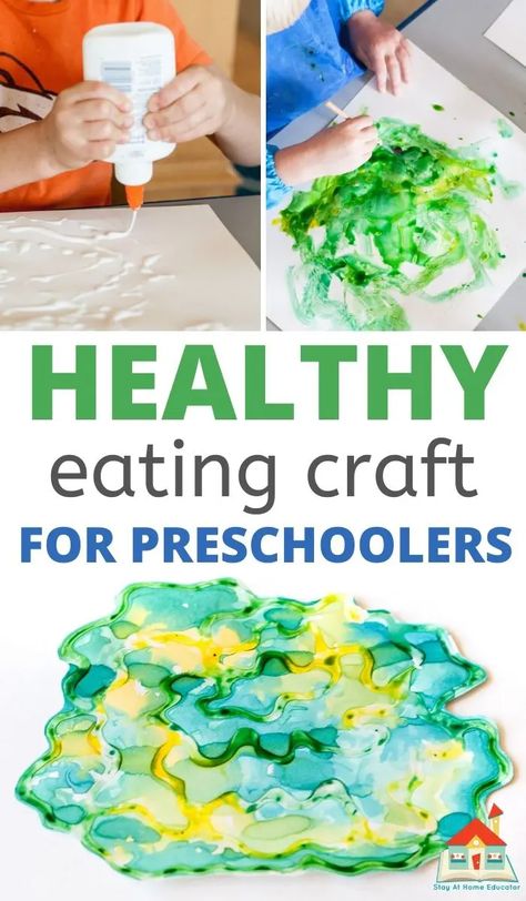 Healthy Crafts For Preschool, Food Activities For Preschool, Preschool Healthy Eating, Healthy Food Activities For Preschool, Healthy Habits Preschool, Healthy Food Activities, Healthy Food Art, Preschool Food, Healthy And Unhealthy Food