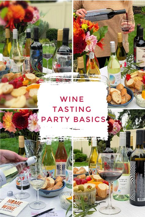 Charcuterie For Wine Tasting, Wine Sampling Party, Keep Wine Cold At Party, Wine Down Party Ideas, How To Host A Wine And Cheese Party, Wine Tasting Table Setting Party Ideas, Wine Club Party Ideas, Wine Tasting Backyard Party, Wine Tasting Set Up Ideas