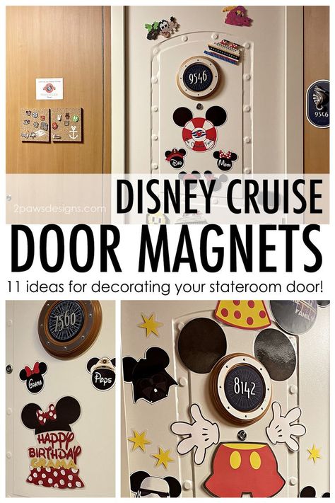 Disney Cruise Door Decorations Printable, Birthday Door Decorations, Disney Magnets, Disney Cruise Fish Extender Gifts, Disney Cruise Door Decorations, Cruise Magnets, Disney Cruise Magnets, Cruise Door Magnets, Disney Cruise Ideas