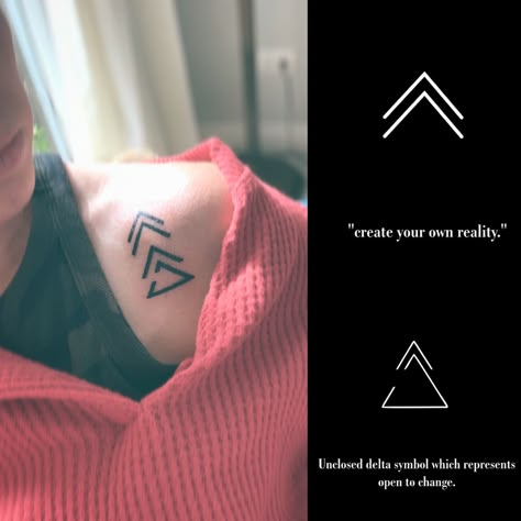 Create Own Reality Tattoo, Tattoo Ideas For Change, Mens Tattoos Designs, Small Rune Tattoos, Symbol Of Change Tattoo, Viking Symbol Create Your Own Reality, Open To Change Symbol, Create Your Own Reality Symbol, Tattoo Change Symbol