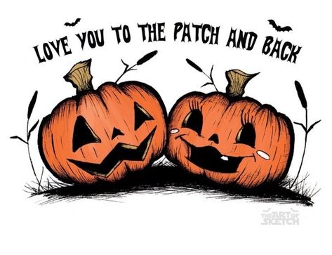 Halloween Love Drawings, Spooky Pumpkin Painting, Halloween Pumpkin Painting Ideas, Pencil Art Love, Cute Halloween Drawings, Halloween Pumpkin Painting, Painted Pumpkin Ideas, Spooky Pictures, October Daily