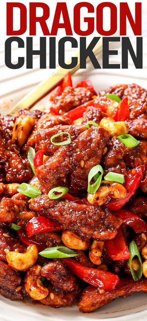 Yummy Summer Dinner Recipes, Random Food Recipes, Dinners For Big Families, Dragon Chicken, Cake Pizza, College Food, Chinese Buffet, Homemade Chinese Food, Carlsbad Cravings