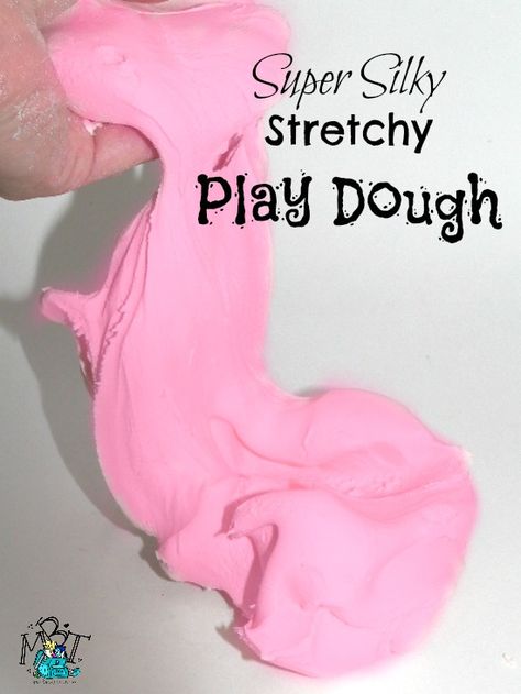 Hello! I am so excited for this awesome oportunity to be guest posting! And I am equally as thrilled to be sharing one of my all time favorite play dough recipes with you! This play dough recipe is SO much fun! It is stretchy and SUPER silky smooth! I have never met a kid who does not LOVE this play dough! I even … Flour Conditioner Dough Recipe, Flour And Conditioner Dough, Play Dough Recipes, Play Dough Recipe, Slime Recipes, Playdough Recipe, Homemade Playdough, Corn Flour, Dough Recipes