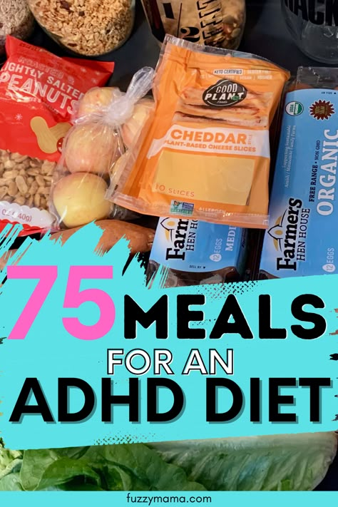 75 ADHD-Friendly Meal Ideas | Struggling to find meal ideas for your ADHD diet? We've got you covered with 75 tasty and nutritious meal ideas that align with the recommended ADHD diet. Healthy, simple, easy-to-make recipes that can help manage ADHD symptoms. Explore our ADHD-friendly meal ideas and kickstart your journey to healthier living. Food Aversion Meals, Add Diet, Diet For Kids, Nutritious Meal Ideas, Plant Based Cheese, Healthy Easy Recipes, Dairy Free Diet, No Dairy Recipes, Healthy Breakfasts