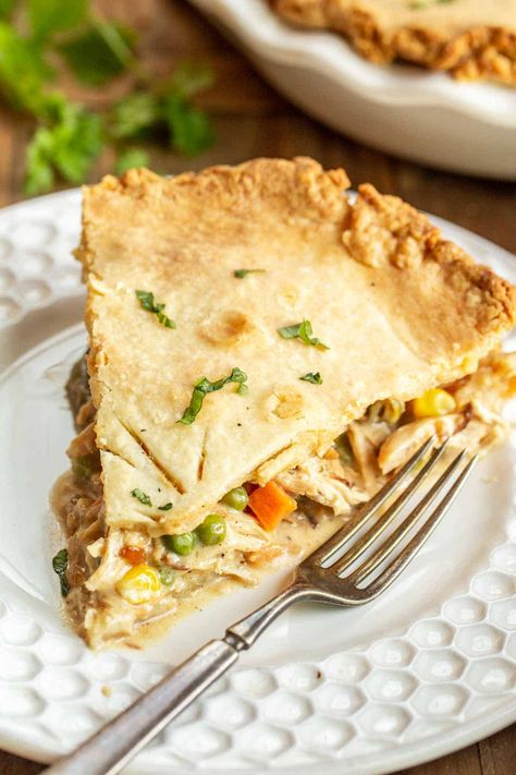 Turkey Pot Pie Recipe, Creamy Chicken Pot Pie, Turkey Pot, Chicken Pot Pie Recipe, Turkey Pot Pie, Easy Chicken Pot Pie, Pot Pie Recipe, Pot Pies Recipes, Hot Pockets