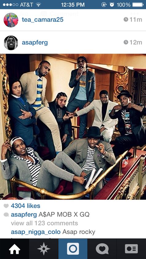 My Fave Crew!   ASAP Rocky, ASAP Ferg, ASAP Bari,  ASAP Illz,  ASAP Yams,  ASAP Twelvyy,  ASAP Nast,  and ASAP Ant (I believe that's him...can't really tell) Asap Ferg, Rap Fashion, Asap Mob, Pretty Flacko, Down Suit, Urban Culture, Rap Wallpaper, The Mob, Gq Magazine