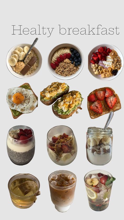 #fyp #foryou #food #breakfast #healthy Meal Aesthetic, Healthy Lunch Snacks, Healthy Food Menu, Healthy Food Inspiration, Breakfast Healthy, Healthy Food Dishes, Food Breakfast, Healthy Food Motivation, Healthy Lifestyle Food