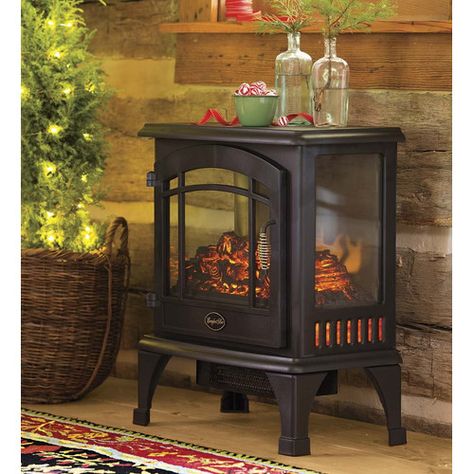 Fake Fireplace Heater, Electric Stove Heaters, Best Electric Fireplace, Fake Fireplace, Stove Heater, Black Fireplace, Fireplace Heater, Electric Fireplaces, Faux Fireplace