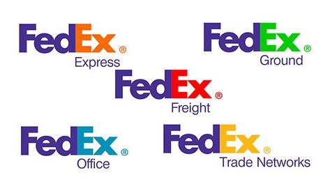 FedEx Logo: Evolution and Hidden Meaning | Logaster Umbrella Branding, Sub Branding, Branded House, Logo System, Logistics Logo, Bad Logos, Fonts For Logos, News Logo, Express Logo