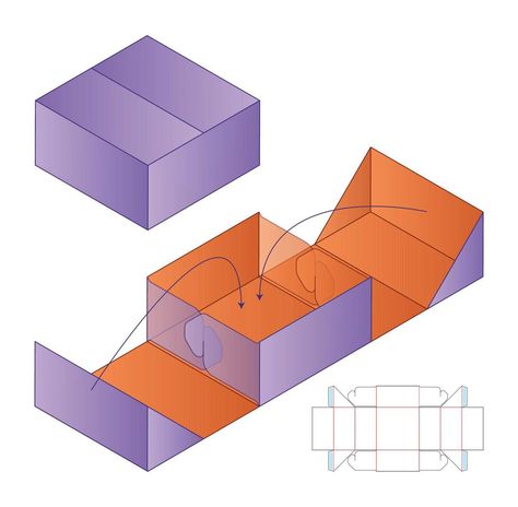 Box packaging die cut template design. 3d mock-up Packaging Design Diecut, Packaging Layout Templates, 3d Packaging Design, Creative Packaging Design Boxes Ideas, Box Packaging Design Templates, Packaging Design Template, Box Packaging Templates, Box Layout, Packaging Die Cut