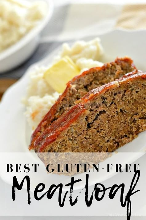 Grain Free Meatloaf, Gluten Free Meatloaf Recipe, Traditional Meatloaf Recipes, Gluten Free Meatloaf, Tartiflette Recipe, Gluten Free Meat, Traditional Meatloaf, Gluten Dairy Free Recipes, Dairy Free Recipes Dinner