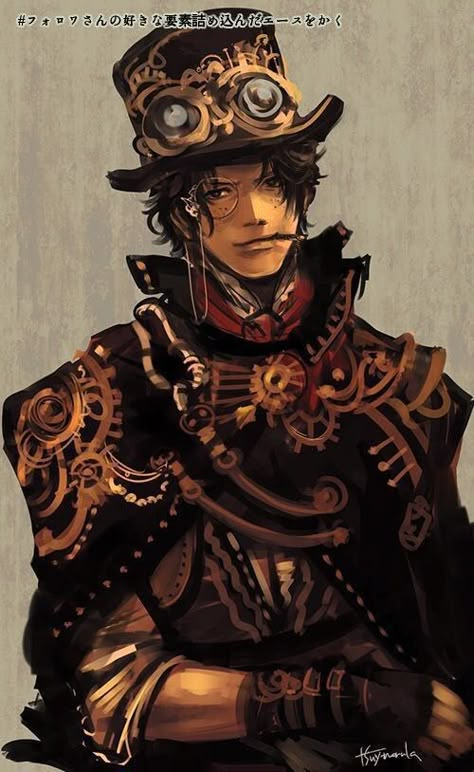 Find all of Aelina's books here. Steampunk Oc Art, Steampunk Oc Male, Steam Punk Character Design, Steampunk Oc, Steampunk Character Design, Steampunk Male, Punk Anime, Steampunk Character, Sky King