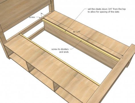 Farmhouse Storage Bed, Diy Farmhouse Bed, Bed With Storage Drawers, Diy Storage Bed, Farmhouse Storage, Diy Platform Bed, Bed Frame With Drawers, Trendy Diy, Diy Drawers