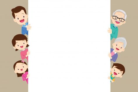 Family background frame Premium Vector | Premium Vector #Freepik #vector #frame #kids #family #character Family Frame Template, Family Frame Background, Family Background Design, Family Cartoon Pictures, Parents Background, Family Template, Background Family, Family Picture Frame, Travel Doodles