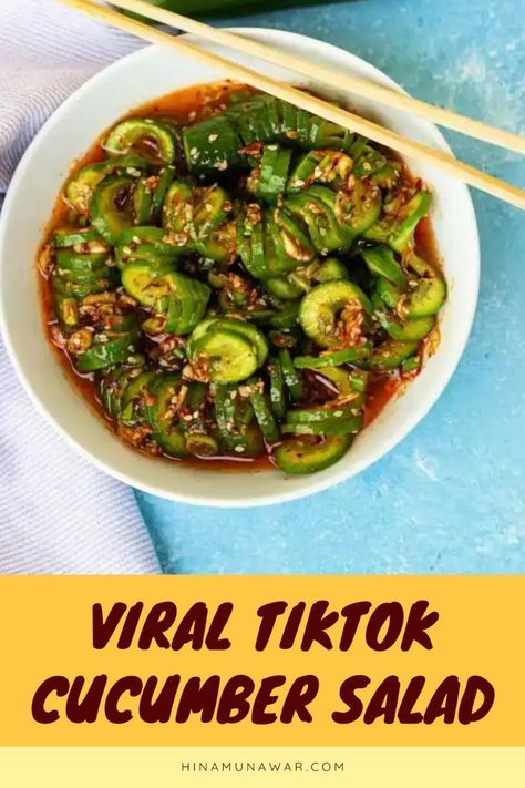 Light and flavorful, this TikTok cucumber salad has taken the internet by storm. With a mix of tangy and spicy seasonings, it’s an easy crowd-pleaser.

cucumber salad asian dressing | cucumber salad asian healthy | cucumber salad asian sweet | cucumber salad tiktok recipe | cucumber salad tiktok salmon | spicy cucumber salad tiktok | tiktok asian cucumber salad | cucumber sweet pepper salad tiktok | how to make the tiktok cucumber salad | korean cucumber salad tiktok | cucumber salad recipes tiktok | viral tiktok cucumber & bell pepper salad | cucumber pepper salad tiktok | persian cucumber salad greek yogurt | cucumber salad vinegar greek yogurt | creamy cucumber salad vinegar greek yogurt | cucumber salad using greek yogurt Cucumber Salad Greek Yogurt, Cucumber Salad With Greek Yogurt, Cucumber Salad Asian, Greek Yogurt Cucumber Salad, Tiktok Cucumber, Salad Tiktok, Healthy Cucumber Salad, Recipes Cucumber, Raw Salad Recipes