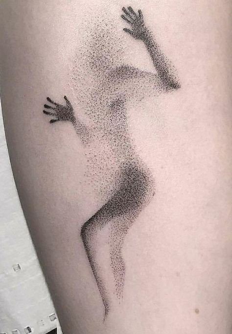 Trapped inside a body Tattoo Artist: @startwithapen Marionette Tattoo, New School Tattoos, Shadow Tattoo, Inner Bicep Tattoo, Tattoo Dotwork, Kunst Tattoos, Dot Tattoos, Stylish Tattoo, Muster Tattoos