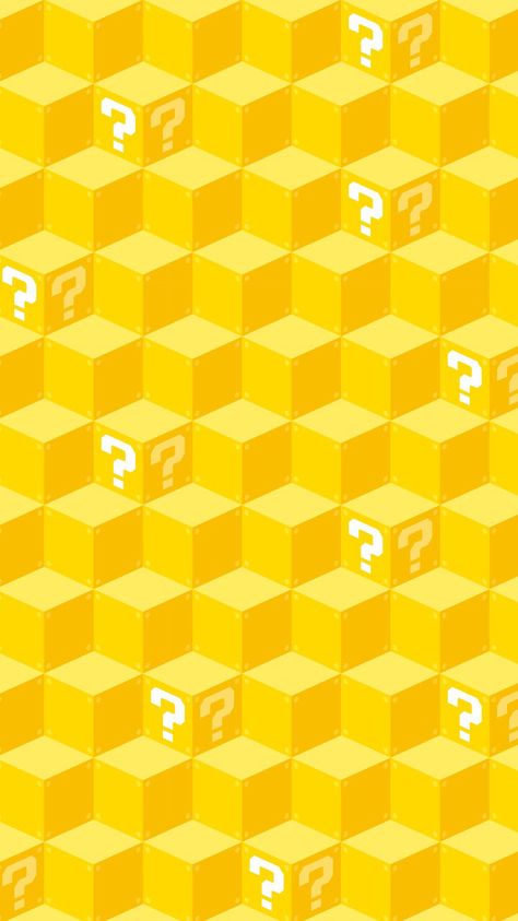 question block Super Mario Color Palette, Super Mario Pattern, Super Mario Bros Wallpaper, Mario Bros Wallpaper, Mario Question Block, Mario Pattern, 80s Wallpaper, Video Game Pattern, Mario Bros Birthday Party Ideas