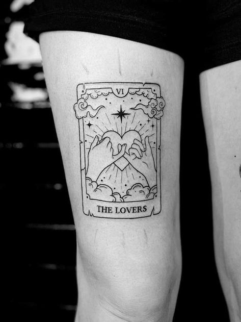 Tarot Card Tattoo, Card Tattoo, The Lovers, Tarot Card, Tattoos