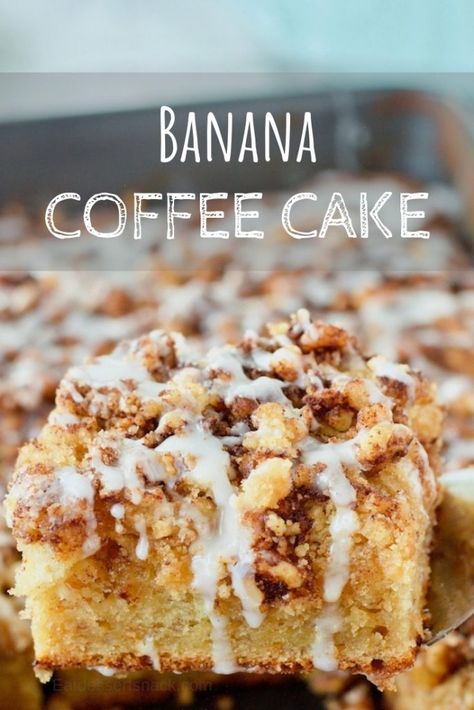 The Best Coffee Cake, Best Coffee Cake, Banana Coffee Cake, Cake Recipes Easy, Crumb Coffee Cakes, Banana Coffee Cakes, Coffee Cake Recipes Easy, Banana Coffee, Banana Cake Recipe