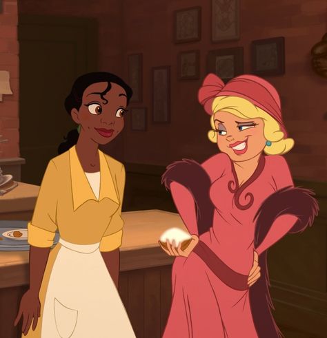 Tiana And Lottie, Tiana And Charlotte, Disney Duos, Disney Universe, Frog Cartoon, Tiana Disney, Nostalgic Childhood, Grad Shoot, Frog Princess