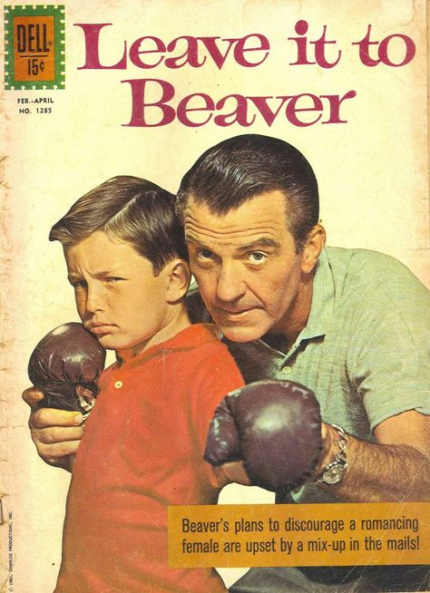 1285 - Leave It to Beaver (Dell Comics / Western Publishing) Wally Cleaver, Jerry Mathers, Tony Dow, Tv Nostalgia, Dell Comic, Leave It To Beaver, Beverly Cleary, Dennis The Menace, Book Categories