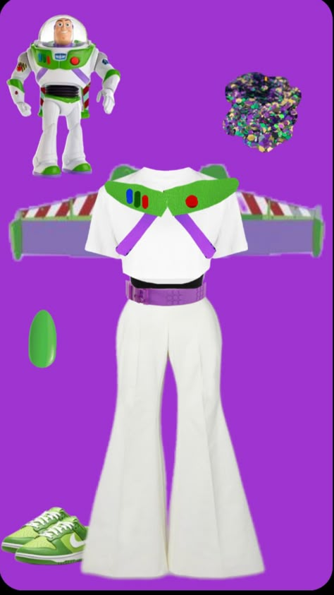 Buzz lightyear Halloween costume Buzz Lightyear Costume Girl, Buzz Toy Story Costume, Buzz Outfit Toy Story, Buzzlight Year Costume Woman, Buzz Lightyear Cosplay, Female Buzz Lightyear Costume, Cute Buzz Lightyear Costume, Womens Buzz Lightyear Costume, Diy Buzz Light Year Costume Women