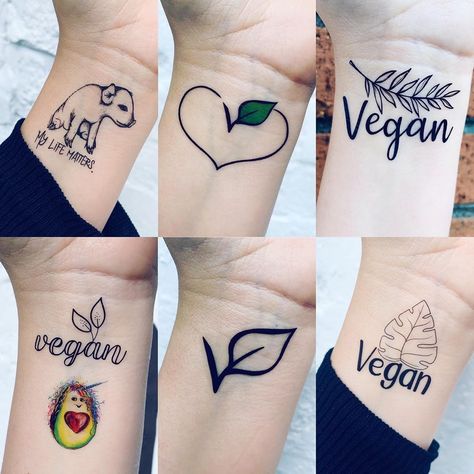 So many tattoos so little time  Herbivore temporary tattoo set available on our website now.  #temporarytattoo... Herbivore Tattoo, Vegetarian Tattoo, Vegan Tattoos, Tattoo Diy, Vegan Tattoo, Vegan Design, Real Tattoo, Vegan Gifts, Tattoo Set