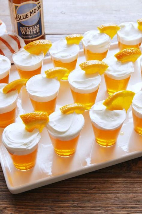 Birthday Jello Shots, Birthday Jello, Super Bowl Drinks, Octoberfest Party, Beer Birthday Party, Beer Tasting Parties, Jell O Shots, Jello Shot, Jello Shot Recipes