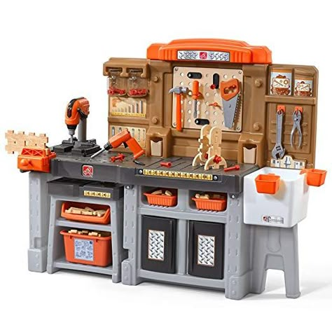 Best Toys For Boys, Kids Workbench, Kids Tool Bench, Toy Workshop, Cool Toys For Boys, Kids Workshop, Tool Bench, Popular Kids Toys, Trendy Toys