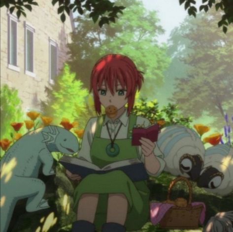 Chise Ancient Magus Bride, Chise Hatori Aesthetic, The Ancient Magus Bride Aesthetic, Hatori Chise Icon, Ancient Magus Bride Pfp, The Ancient Magus Bride Fanart, Ancient Magus Bride Fanart, The Ancient Magus Bride Manga, Ancient Magus Bride Manga