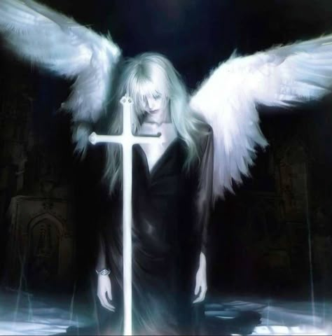 Dark Angelcore, Gothic Angel, Y2k Profile Picture, Emo Pfp, Horror Style, Angel Aesthetic, Beautiful Dark Art, Dark Angel, Ethereal Art