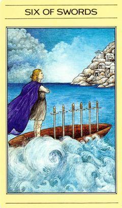 Six of Swords Tarot Cards Swords, Six Of Swords, Suit Of Swords, Tarot Cards Meaning, Tarot Swords, Cards Meaning, Birth Charts, Tarot Significado, Swords Tarot