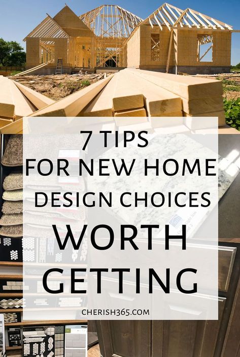 Building a new home? Which builder upgrades are worth it if you're on a budget? Here are 7 tips and ideas for home design center choices and walking into the meeting like a pro. Find your must haves with home plans, and ease the process with a mental checklist in mind! #homebuilding #homeimprovement #homedesign #dreamhome Artitechture House Design, Best Windows For New Construction, Tips When Building A House, Coventry Homes Design Center, Mi Homes Design Center, True Homes Design Center, House Design Tips, New Home Upgrades, New Build Must Haves 2024