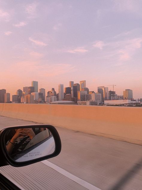 skyline, city, houston, city aesthetic, sky aesthetic, skyline aesthetic, summer, college, sorority, cotton candy, pink, soft girl, spring, road trip Calicore Aesthetic, Spring In The City Aesthetic, Houston Aesthetic Wallpaper, Spring City Aesthetic, Houston City Aesthetic, Soft City Aesthetic, Spring Aesthetic City, Dc City Aesthetic, American Road Trip Aesthetic